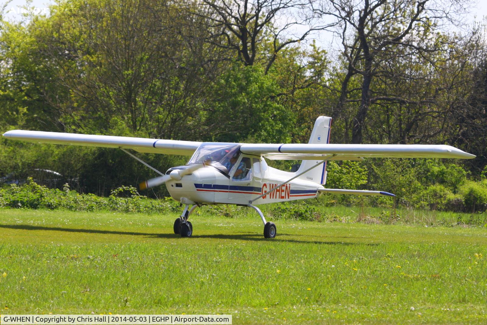 G-WHEN, 2004 Tecnam P-92EM Echo C/N PFA 318-13679, at the 2014 Microlight Trade Fair, Popham