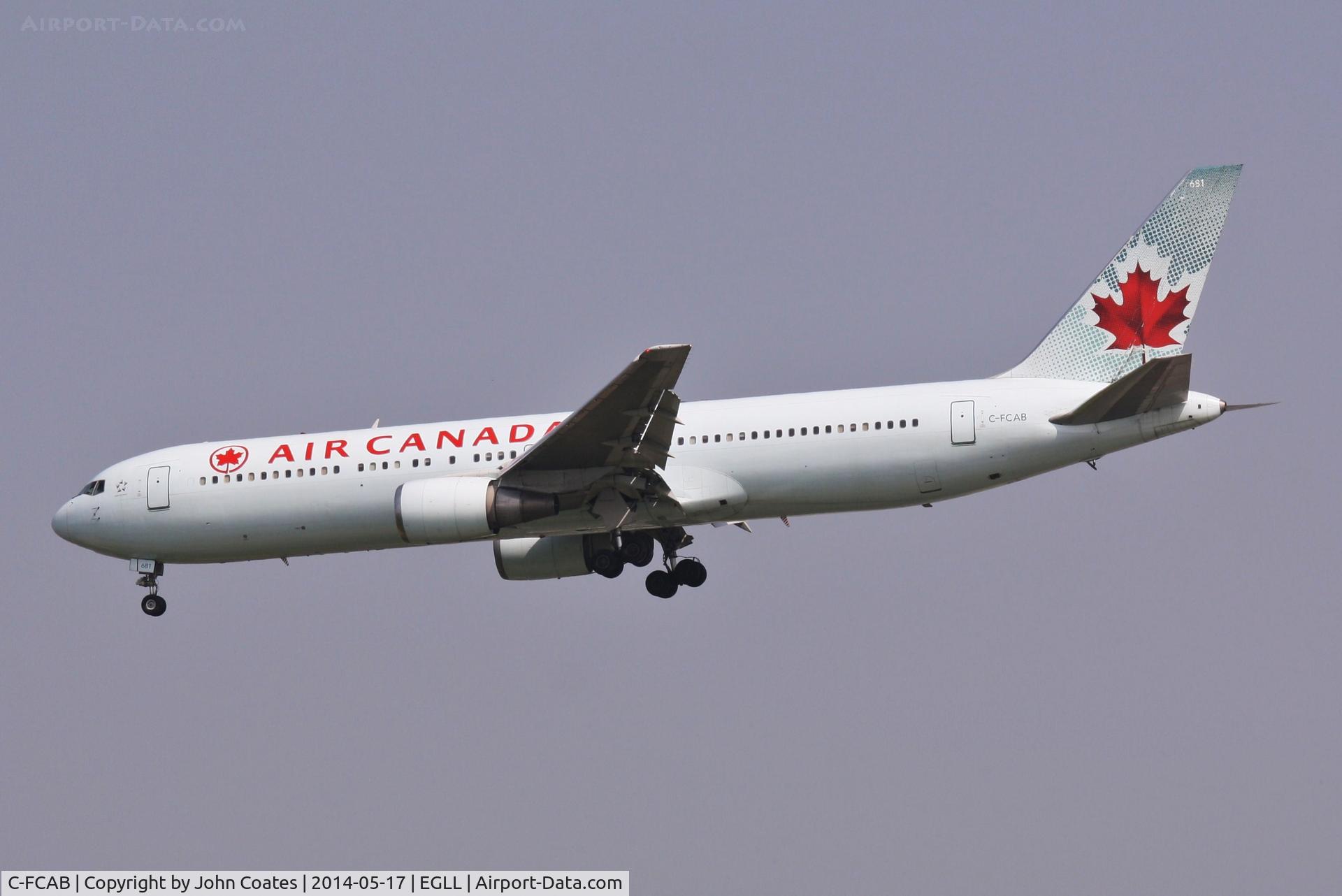 C-FCAB, 1988 Boeing 767-375/ER C/N 24082, Arriving 27L