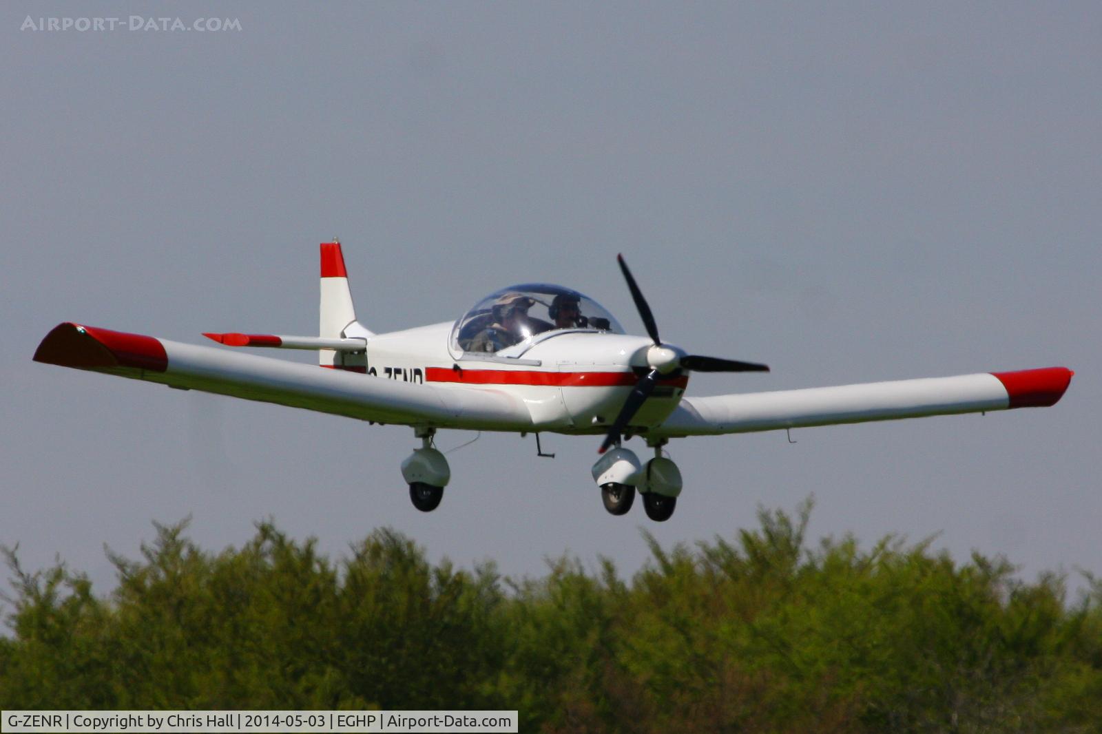 G-ZENR, 1998 Zenair CH-601 HD Zodiac C/N PFA 162-11573, at the 2014 Microlight Trade Fair, Popham