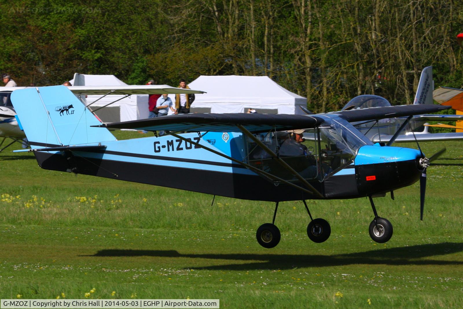 G-MZOZ, 1998 Rans S-6ESD XL Coyote II C/N PFA 204-13168, at the 2014 Microlight Trade Fair, Popham
