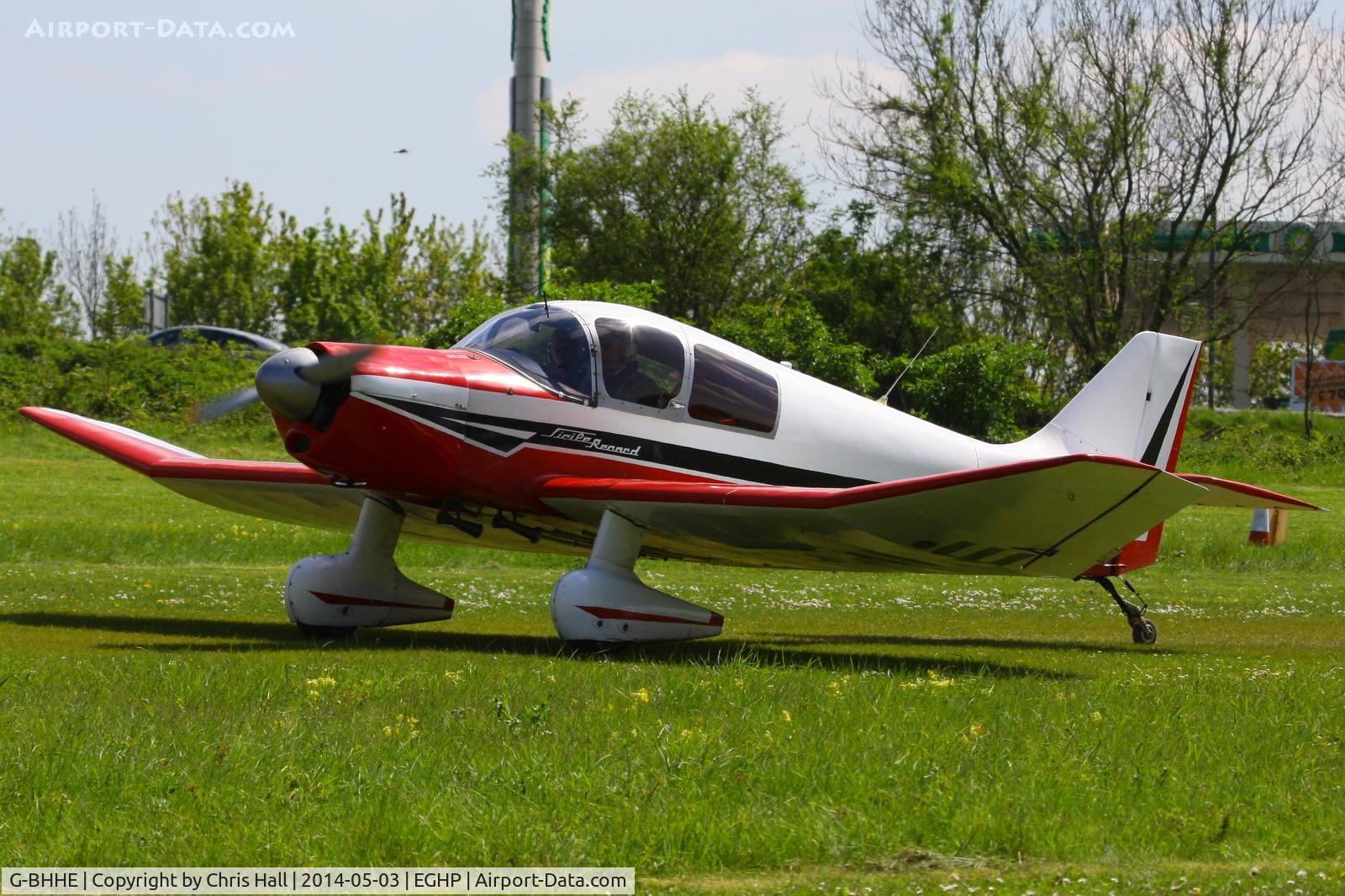 G-BHHE, 1965 CEA Jodel DR.1051-M1 Sicile Record C/N 628, at the 2014 Microlight Trade Fair, Popham