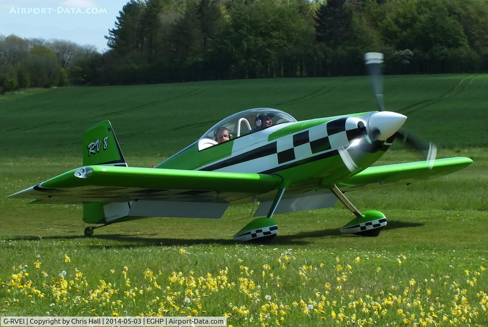 G-RVEI, 2011 Vans RV-8 C/N LAA 303-14961, at the 2014 Microlight Trade Fair, Popham