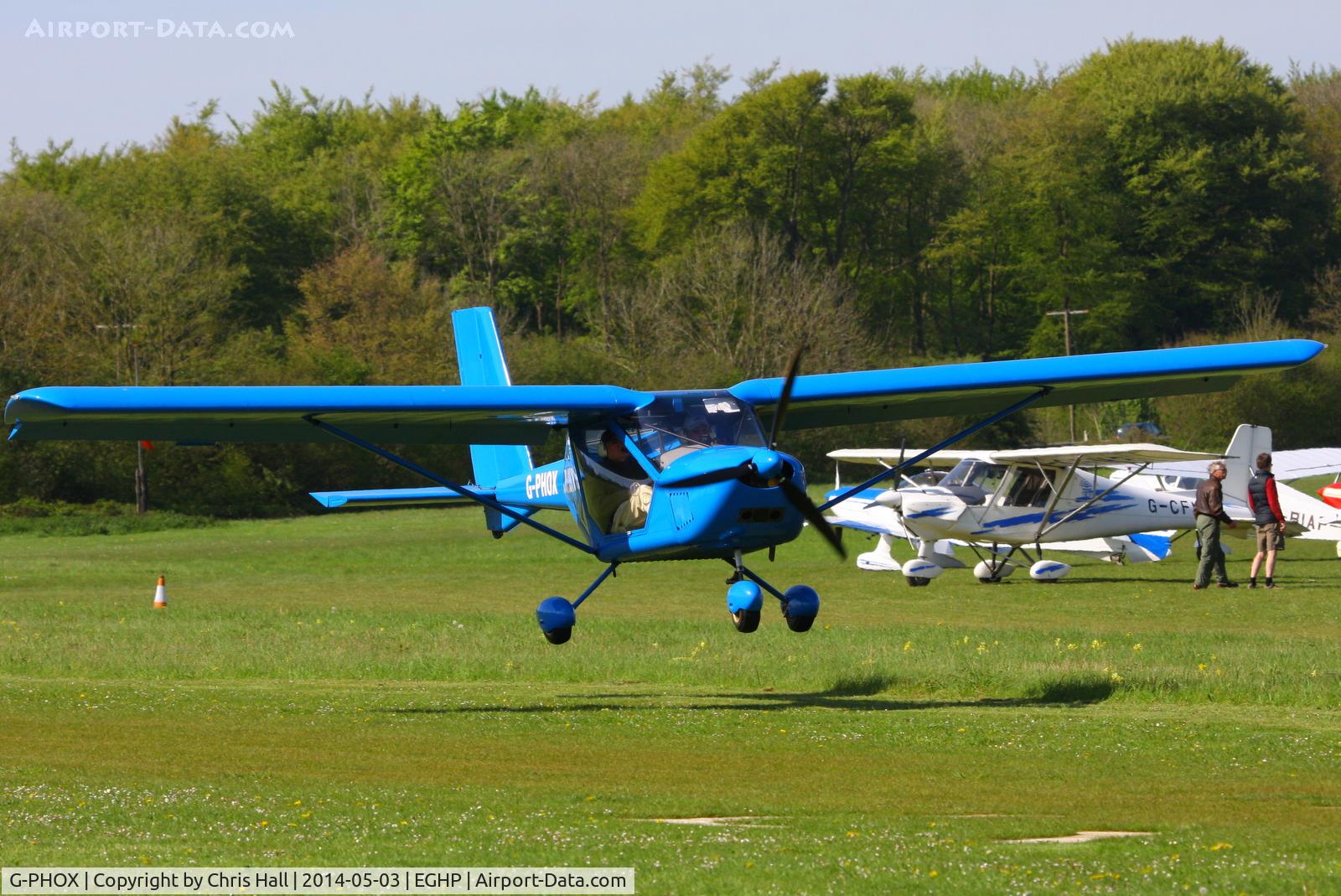 G-PHOX, 2007 Aeroprakt A-22L Foxbat C/N PFA 317A-14635, at the 2014 Microlight Trade Fair, Popham