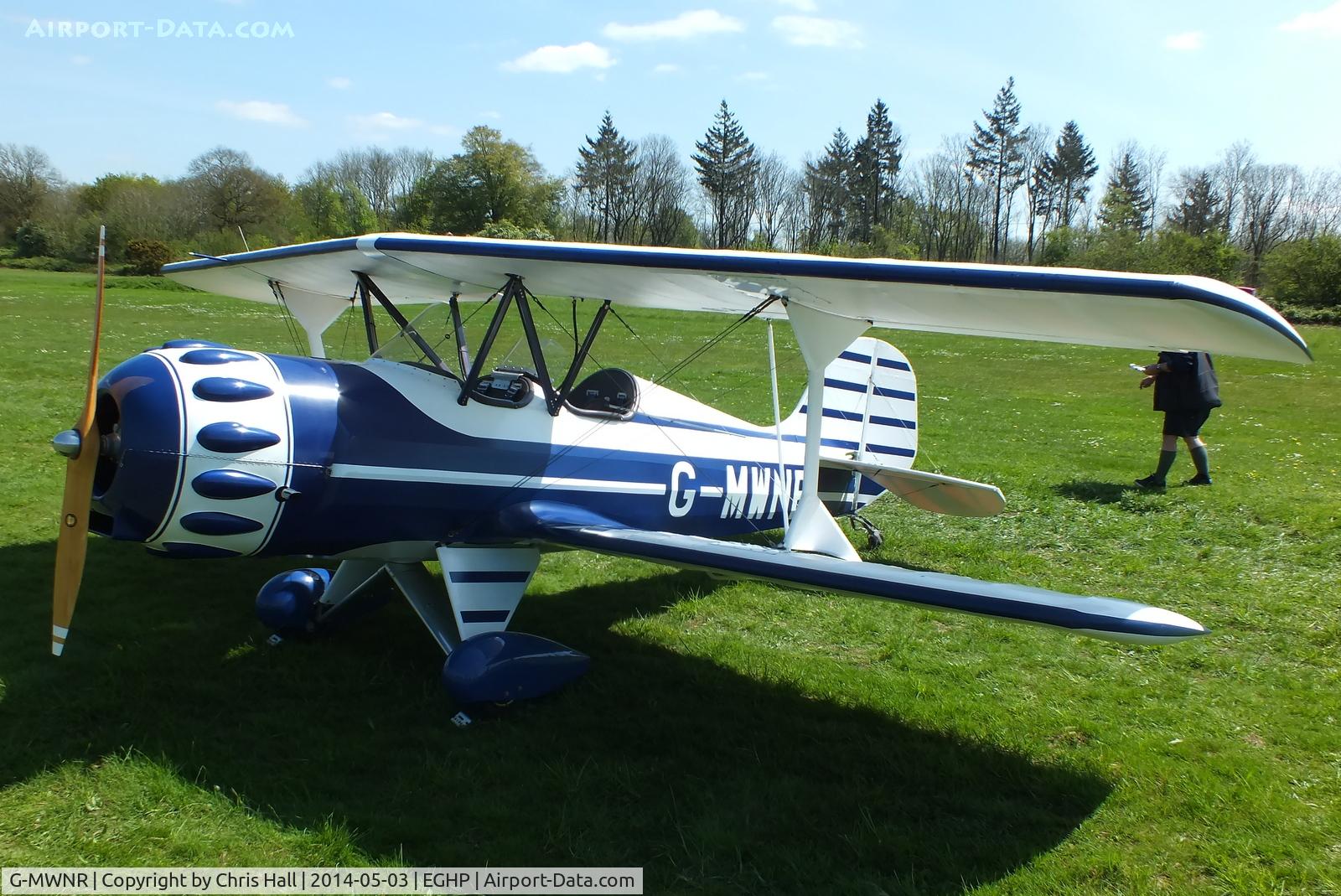 G-MWNR, 1991 Murphy Renegade Spirit UK C/N PFA 188-11926, at the 2014 Microlight Trade Fair, Popham