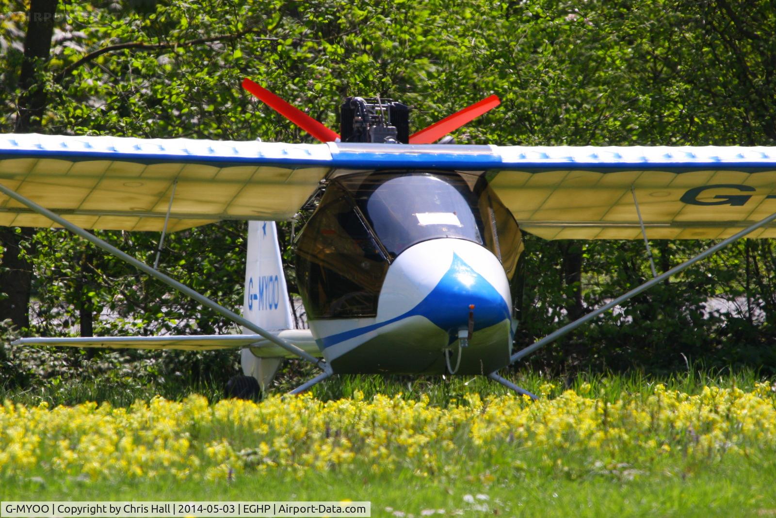 G-MYOO, 1997 Kolb Twinstar Mk IIIM C/N PFA 205-12200, at the 2014 Microlight Trade Fair, Popham