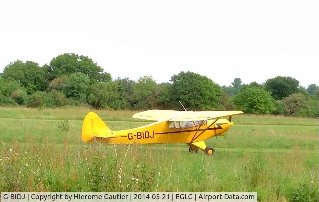G-BIDJ, 1957 Piper PA-18A-150 Super Cub C/N 18-6007, @ Panshanger Aerodrome