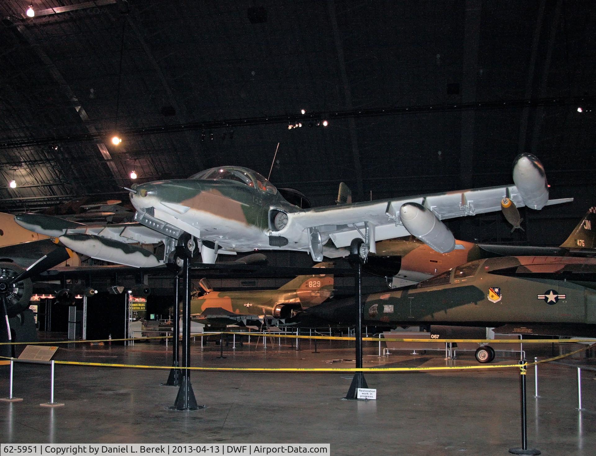 62-5951, 1962 Cessna YA-37A Dragonfly C/N 40719, Early jet trainer