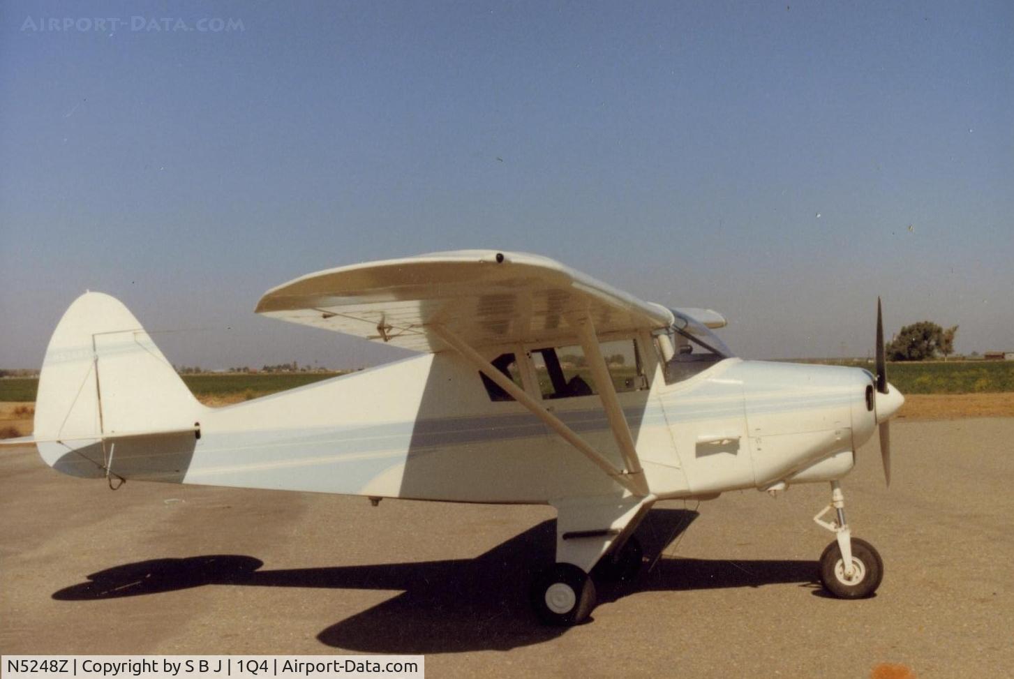 N5248Z, 1961 Piper PA-22-108 Colt C/N 22-8931, 48Z at the New Jerusalem airport near Tracy,Ca.Even with over 4K hours in tailwheel planes, I still immensely enjoyed my time with 48Z. A fun little plane! Purchased 48Z for resale but surprised myself on how much I enjoyed it.