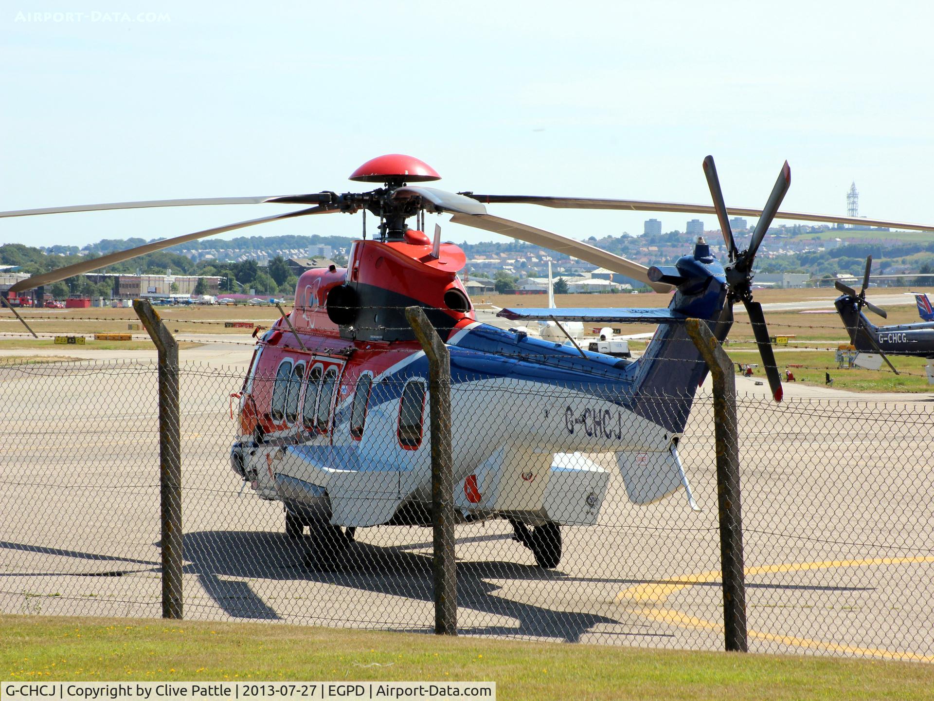 G-CHCJ, 2010 Eurocopter EC-225LP Super Puma C/N 2745, CHC Scotia Super Puma G-CHCJ at rest at Aberdeen EGPD