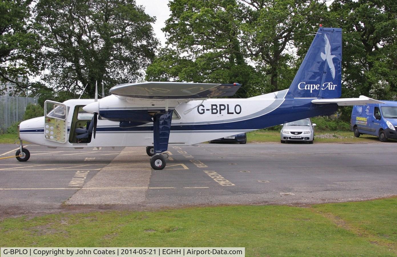 G-BPLO, 1989 Pilatus Britten-Norman BN-2B-20 Islander C/N 2207, Just painted..next reg N540BN under sticker