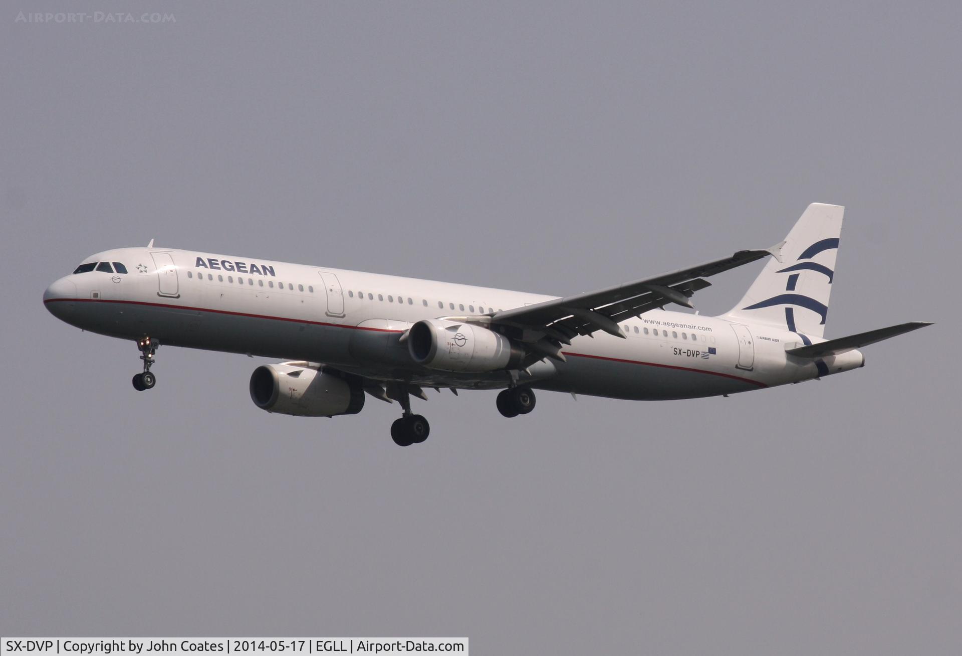 SX-DVP, 2008 Airbus A321-232 C/N 3527, Approach 27L