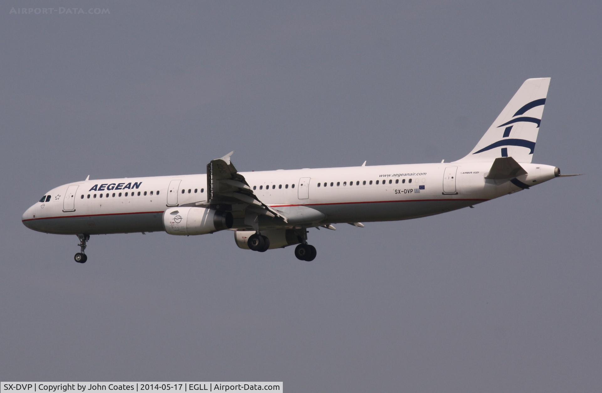 SX-DVP, 2008 Airbus A321-232 C/N 3527, Arriving 27L