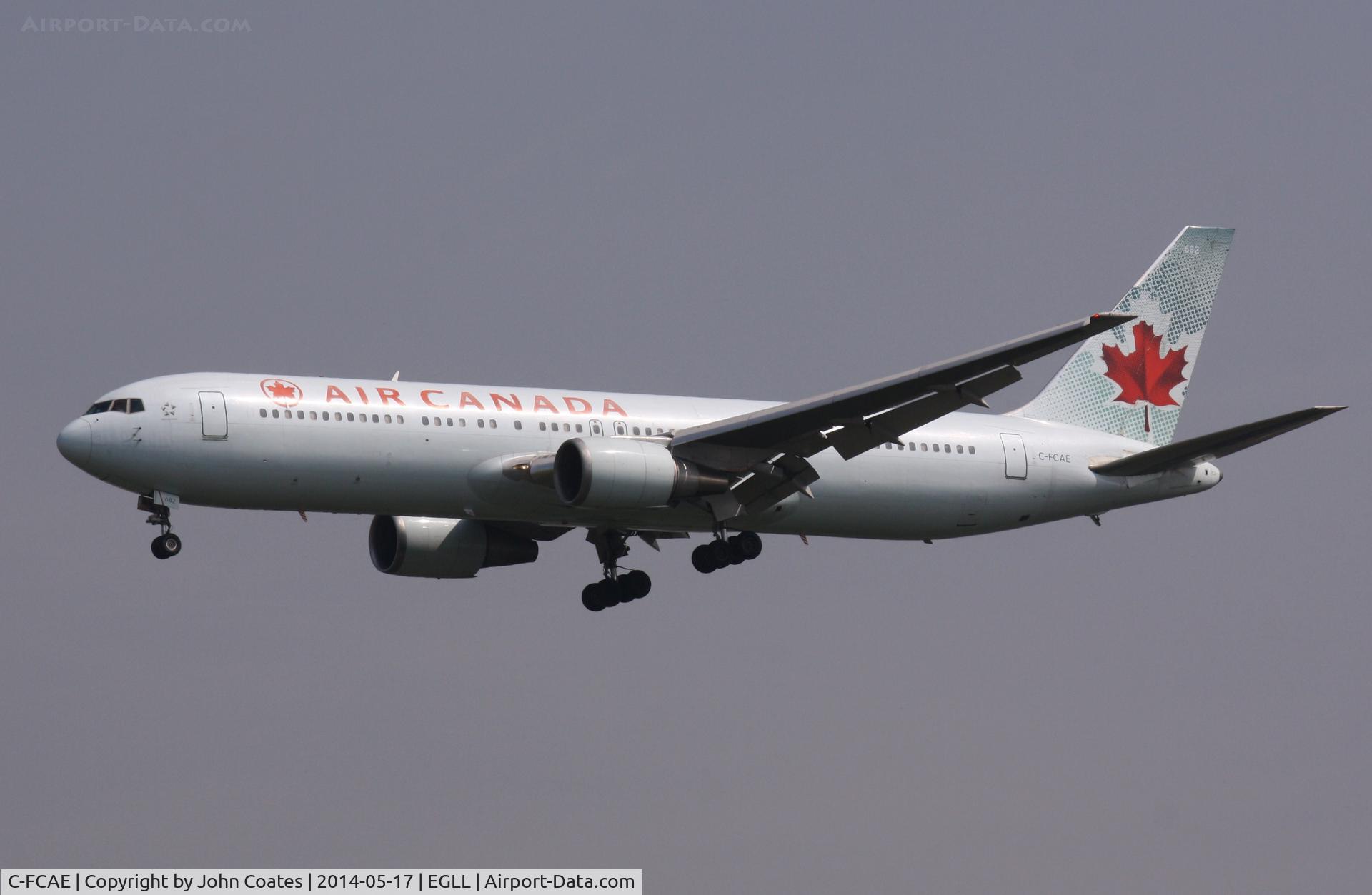 C-FCAE, 1988 Boeing 767-375/ER C/N 24083, Finals 27L