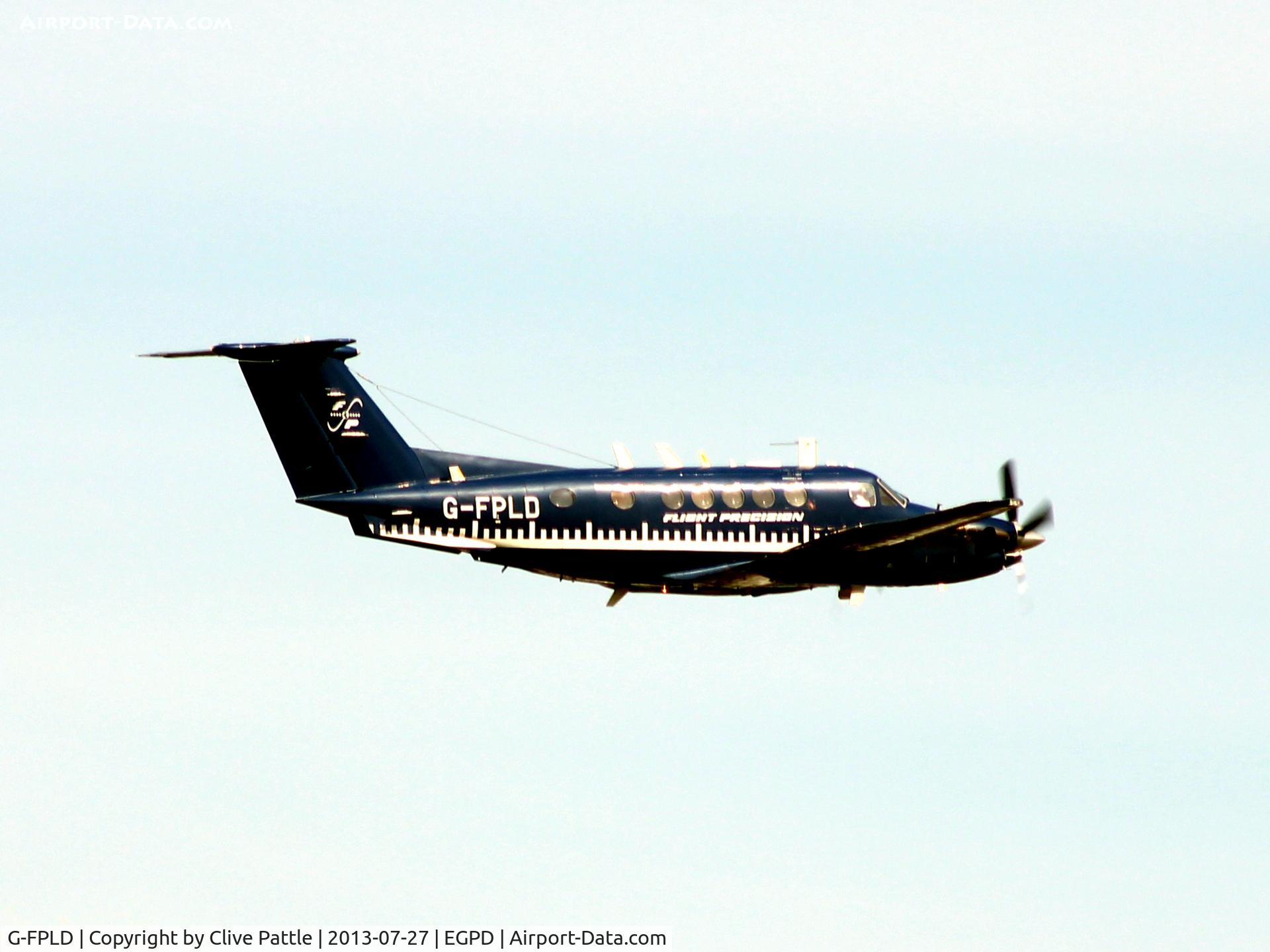 G-FPLD, 1992 Beech B200 Super King Air King Air C/N BB-1433, Aberdeen Go-Around