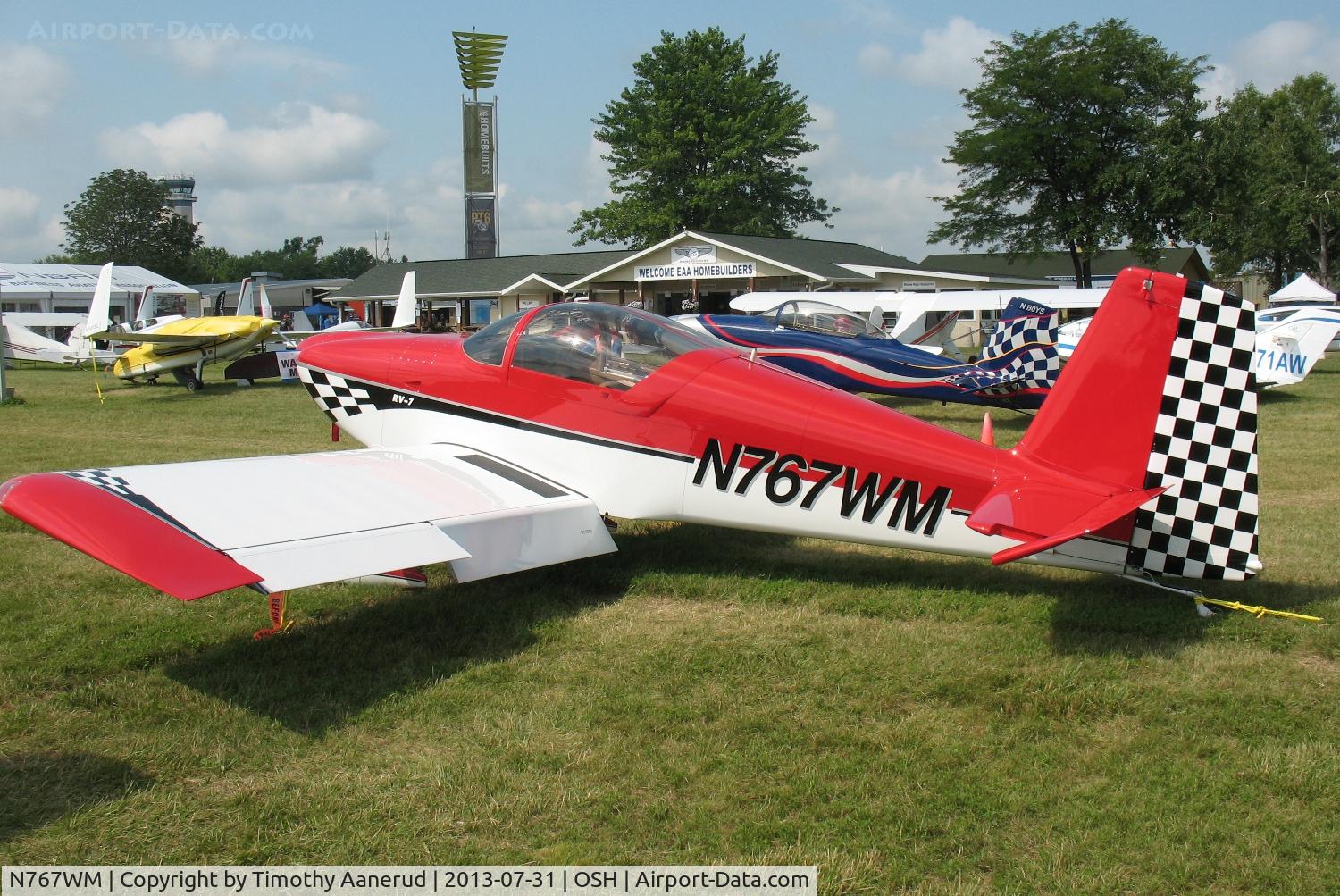 N767WM, Vans RV-7 C/N 71293, Vans RV-7, c/n: 71293