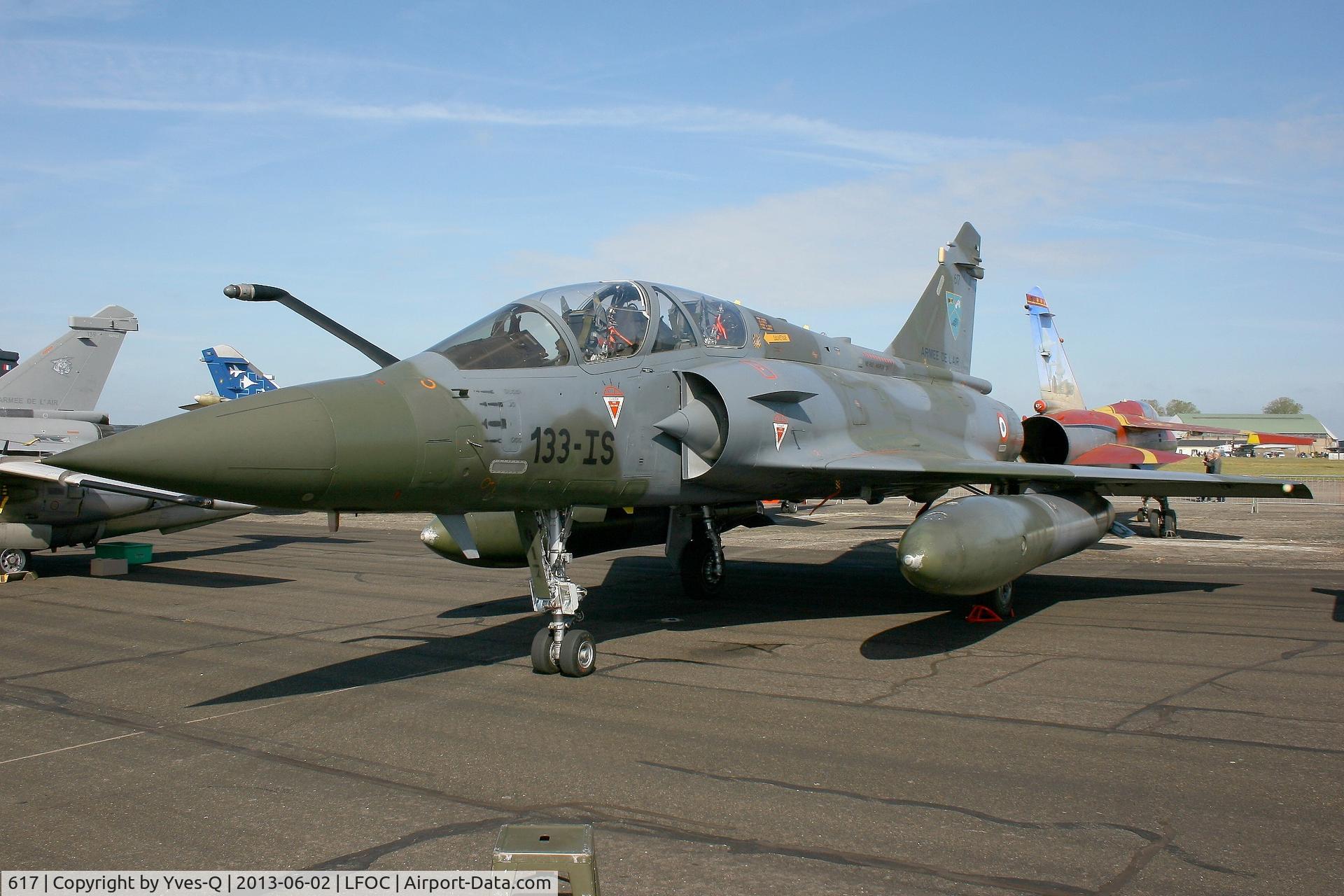 617, Dassault Mirage 2000D C/N 415, Dassault Mirage 2000D, Static display, Chateaudun Air Base 279 (LFOC) Open day 2013