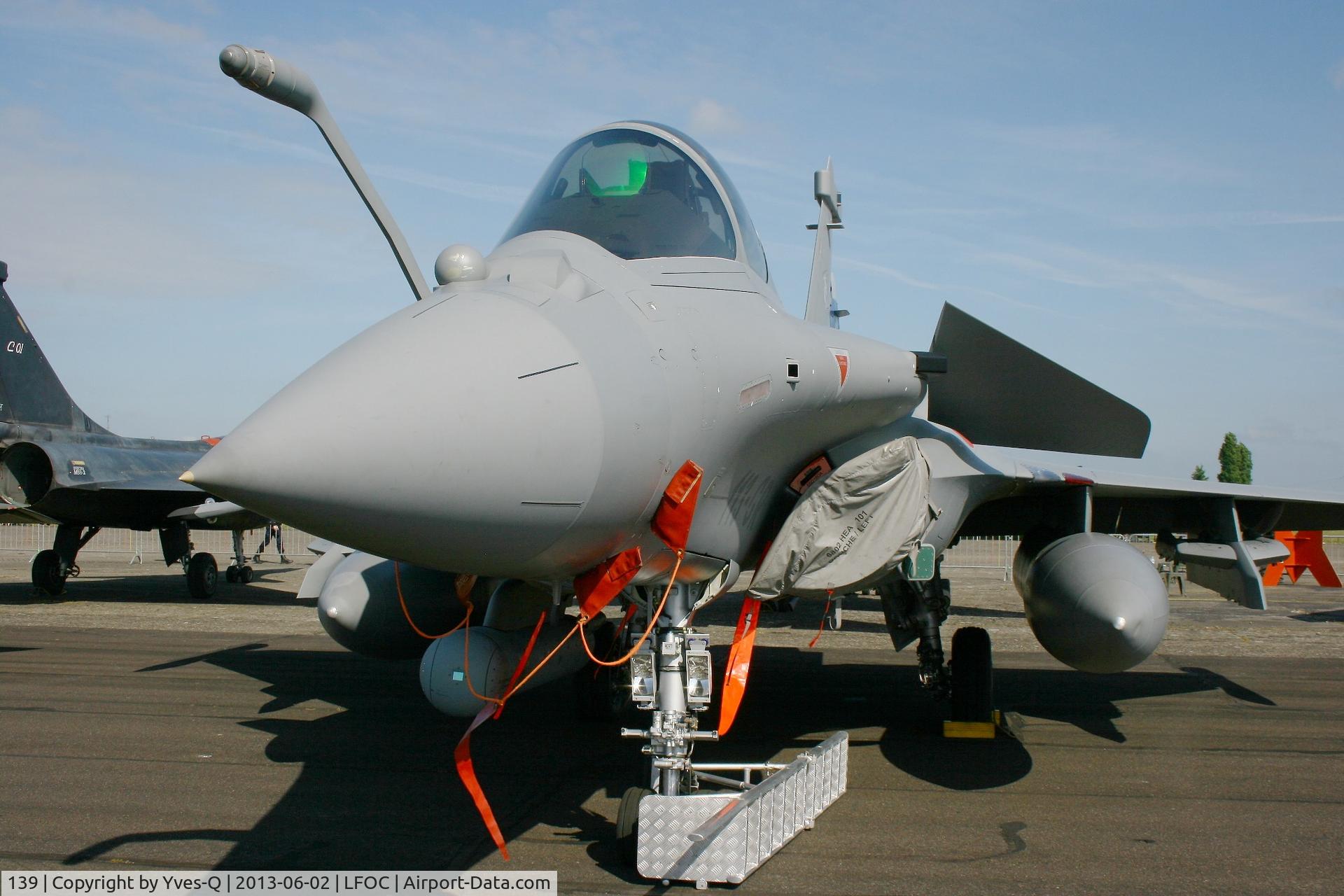 139, 2012 Dassault Rafale C C/N 139, French Air Force Dassault Rafale C, Static display, Chateaudun Air Base 279 (LFOC) open day 2013
