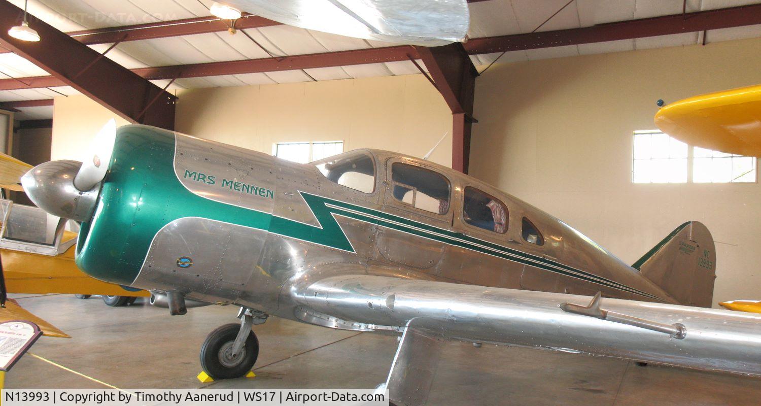 N13993, 1937 Spartan 7W Executive C/N 2, 1937 Spartan 7W, c/n: 2