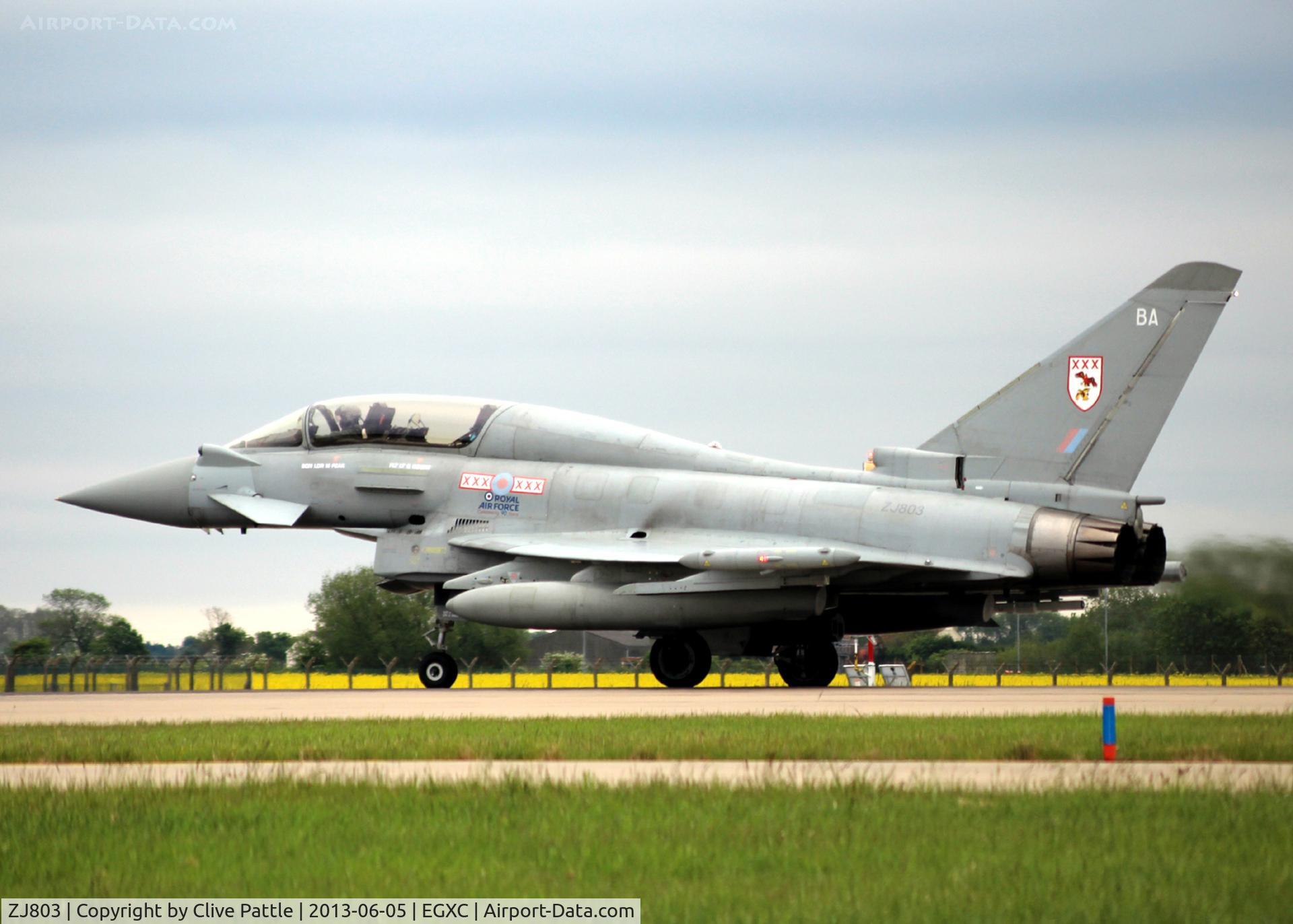 ZJ803, 2003 Eurofighter EF-2000 Typhoon T3 C/N 0013/BT004, Take off