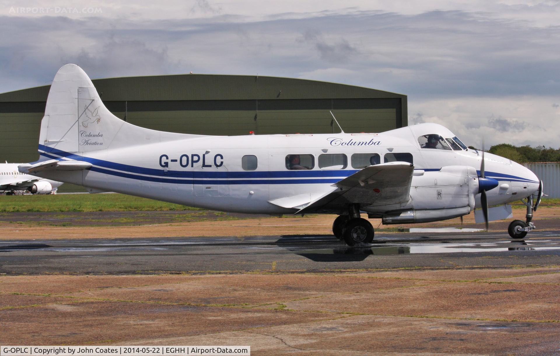 G-OPLC, 1948 De Havilland DH-104 Dove 8 C/N 04212, Off on air test