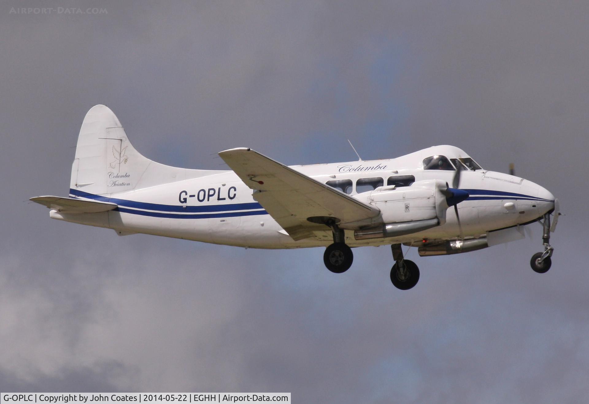 G-OPLC, 1948 De Havilland DH-104 Dove 8 C/N 04212, Arriving 08