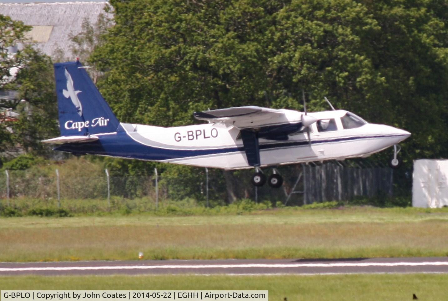 G-BPLO, 1989 Pilatus Britten-Norman BN-2B-20 Islander C/N 2207, Departing after repaint