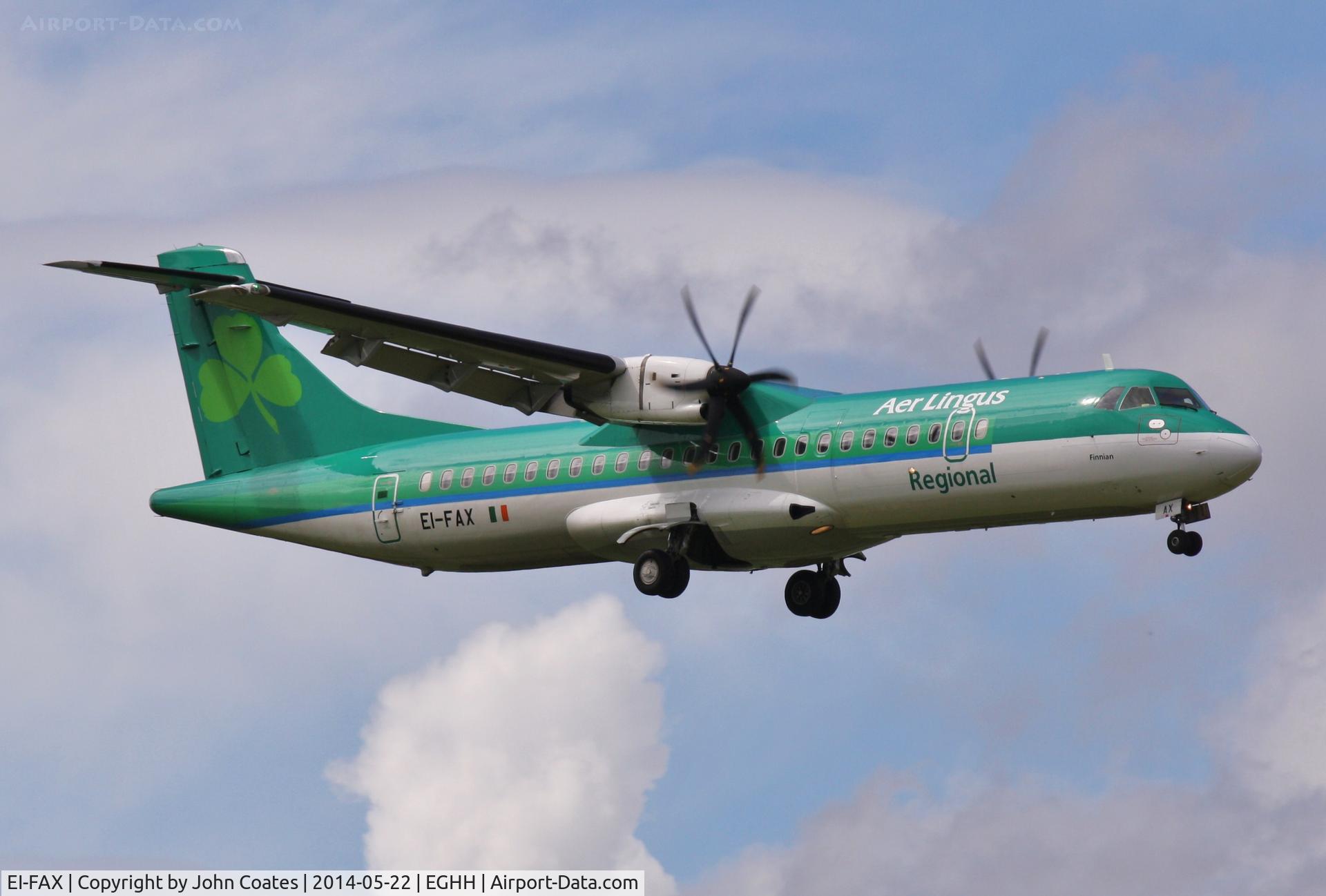 EI-FAX, 2013 ATR 72-600 (72-212A) C/N 1129, Finals 08