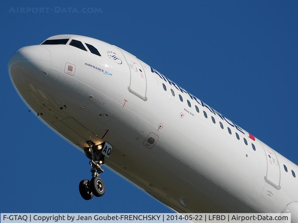 F-GTAQ, 2008 Airbus A321-211 C/N 3399, AF landing 23