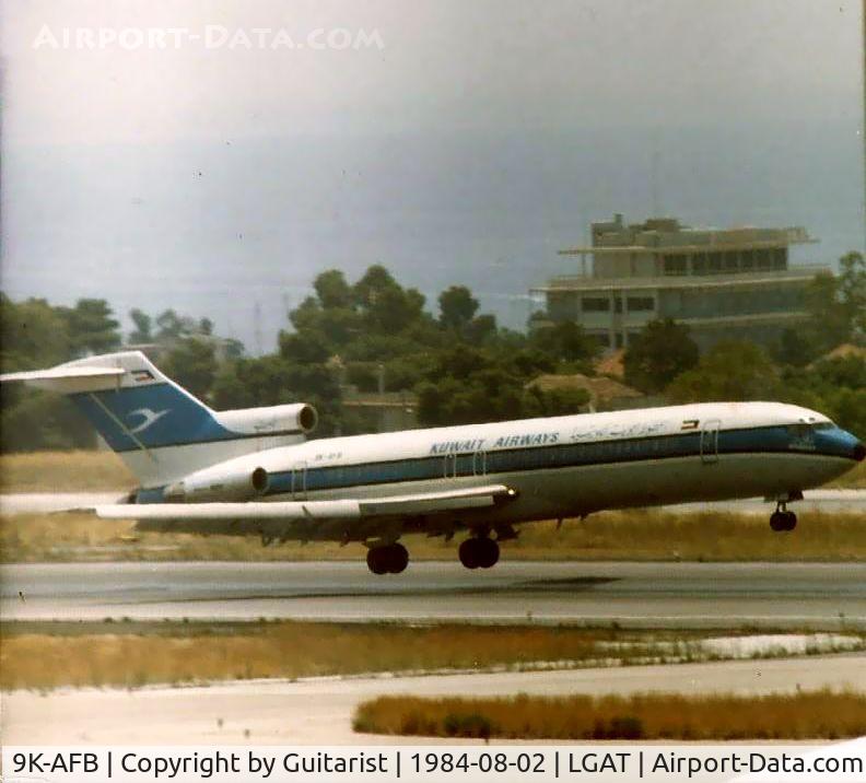 9K-AFB, 1980 Boeing 727-269 C/N 22380/1670, Another one from the terraces at the old Athens Airport.