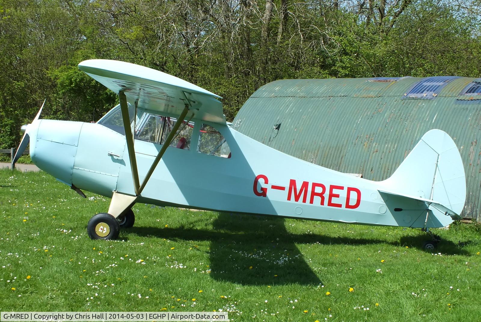G-MRED, 2007 Christavia MK I C/N PFA 185-12935, at the 2014 Microlight Trade Fair, Popham