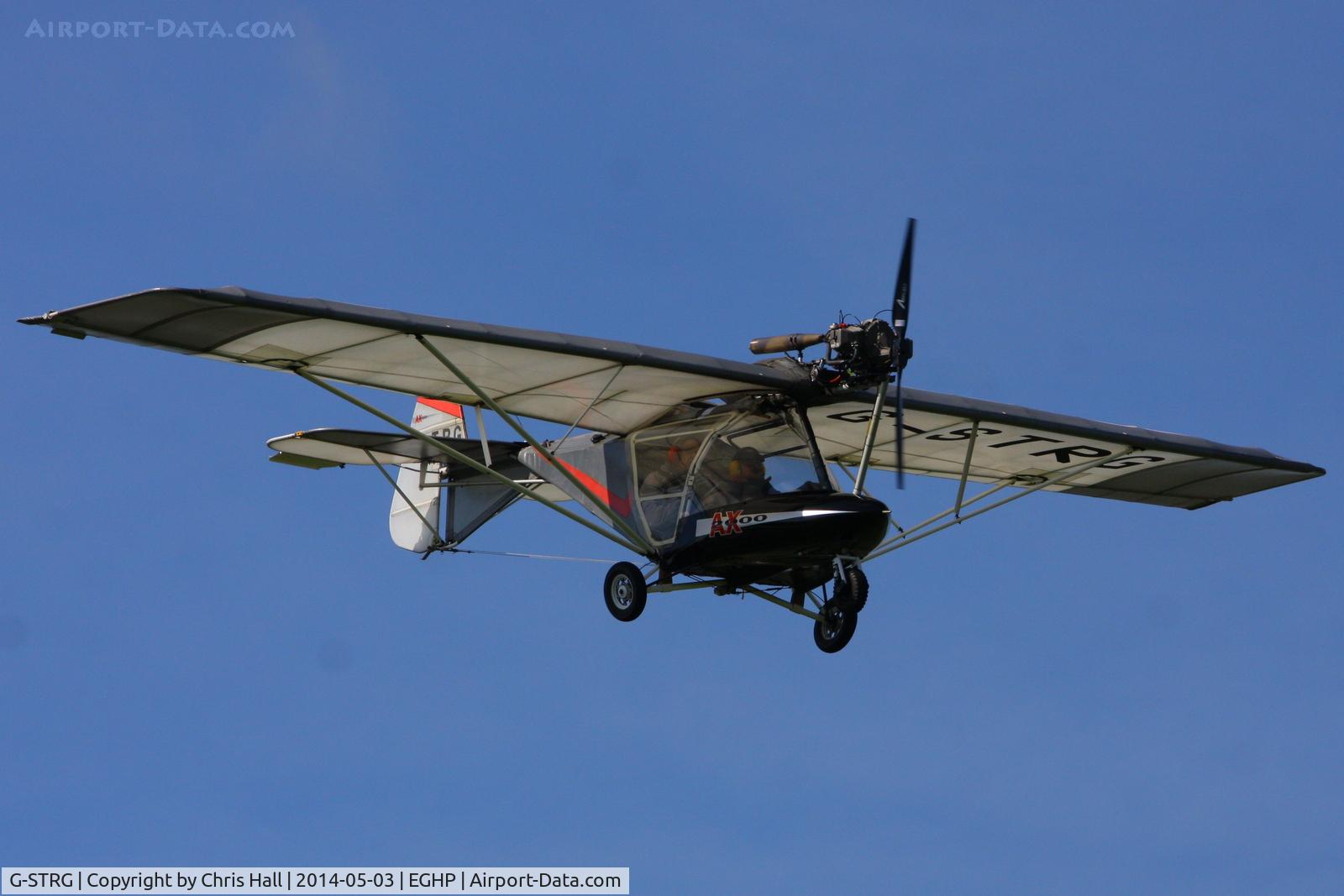 G-STRG, 2001 Cyclone AX2000 C/N 7837, at the 2014 Microlight Trade Fair, Popham