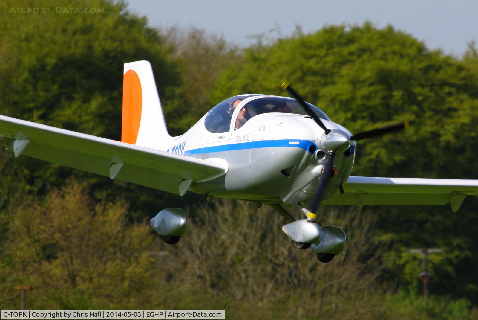 G-TOPK, 2004 Europa XS Tri-Gear C/N PFA 247-14193, at the 2014 Microlight Trade Fair, Popham