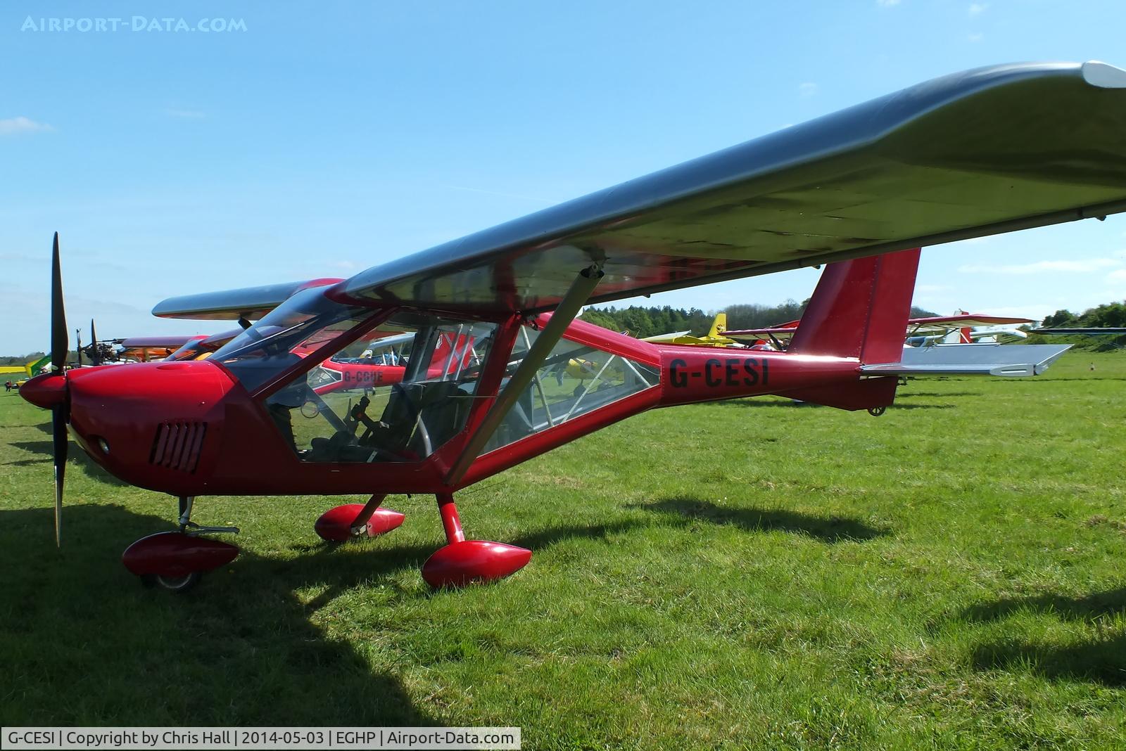 G-CESI, 2007 Aeroprakt A-22L Foxbat C/N PFA 317A-14643, at the 2014 Microlight Trade Fair, Popham