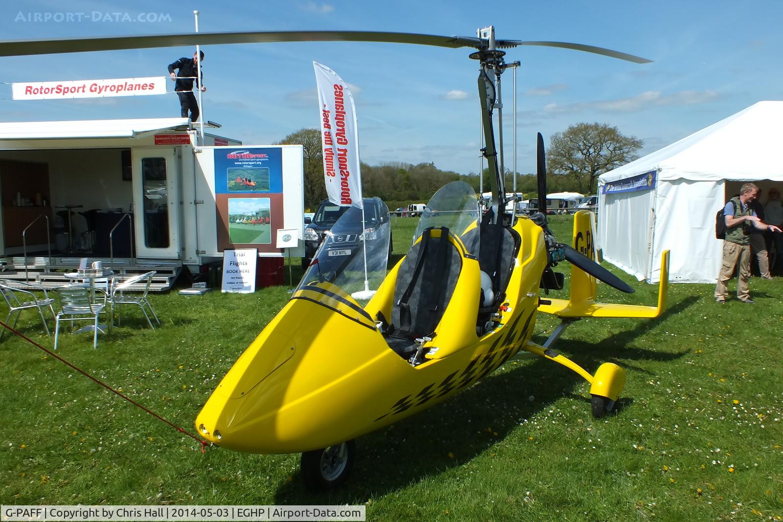 G-PAFF, 2011 Rotorsport UK MTOsport C/N RSUK/MTOS/039, at the 2014 Microlight Trade Fair, Popham