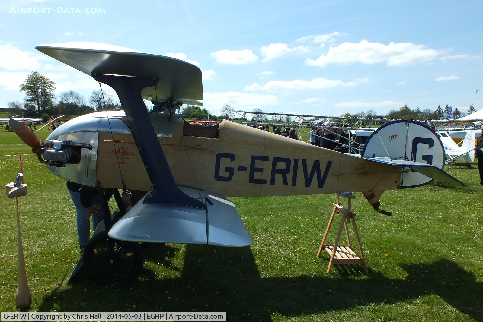 G-ERIW, 2005 Staaken Z-21 Flitzer C/N PFA 223-13834, at the 2014 Microlight Trade Fair, Popham