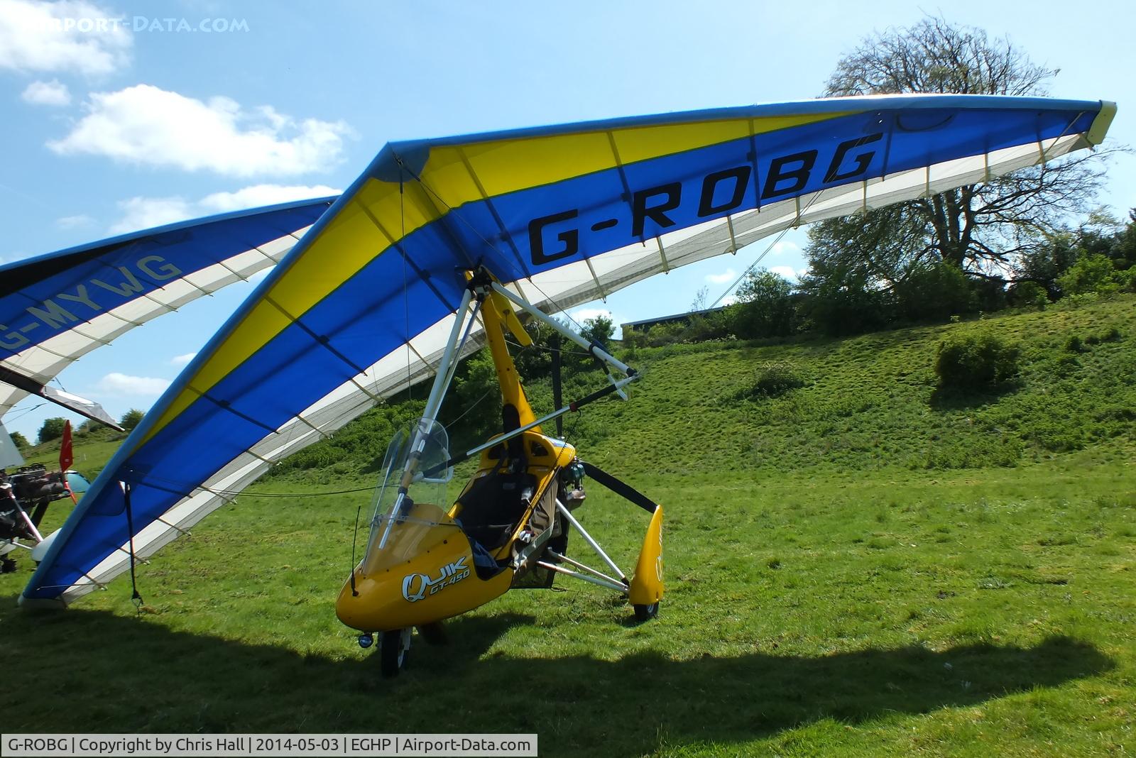 G-ROBG, 2010 P&M Aviation Quik GT450 C/N 8516, at the 2014 Microlight Trade Fair, Popham