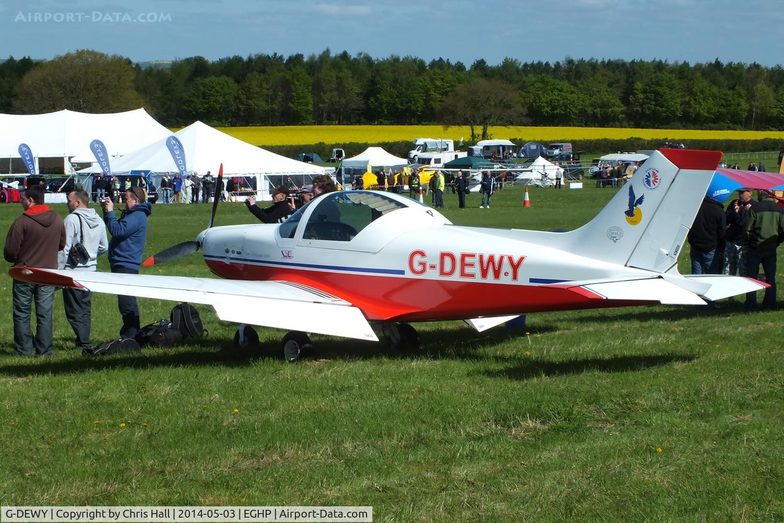 G-DEWY, 2005 Alpi Aviation Pioneer 300 C/N PFA 330-14292, at the 2014 Microlight Trade Fair, Popham