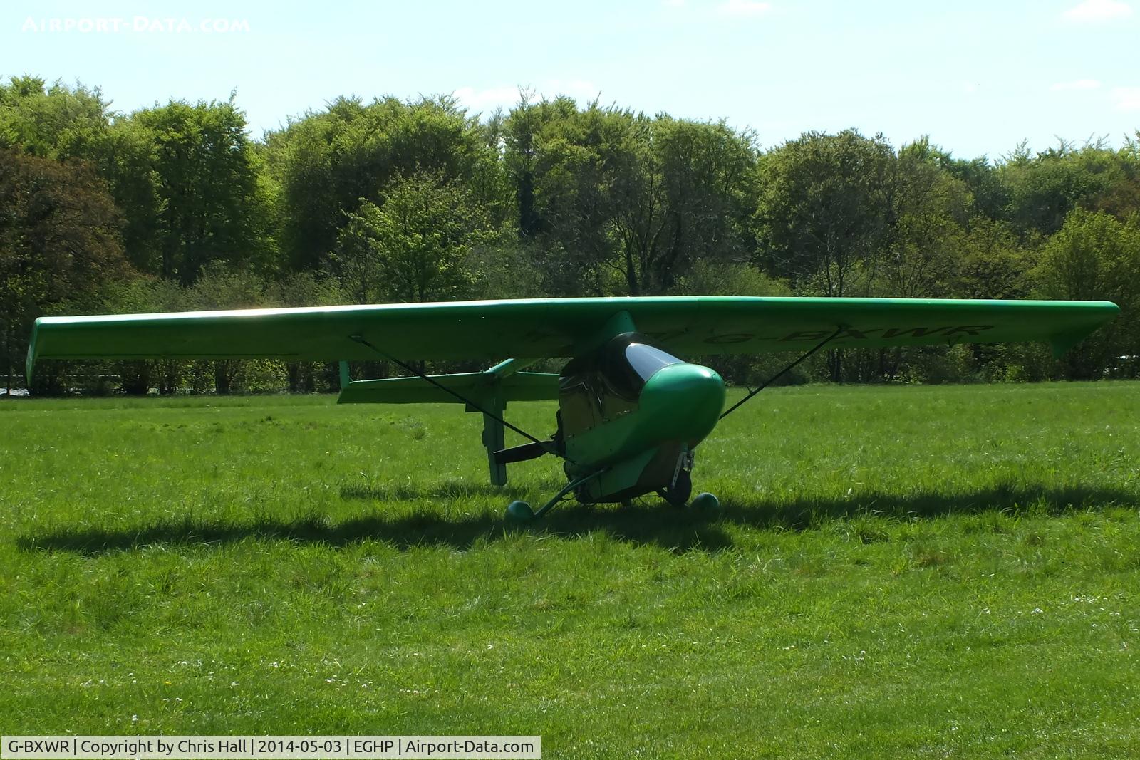 G-BXWR, 1998 CFM Streak Shadow C/N PFA 206-13205, at the 2014 Microlight Trade Fair, Popham