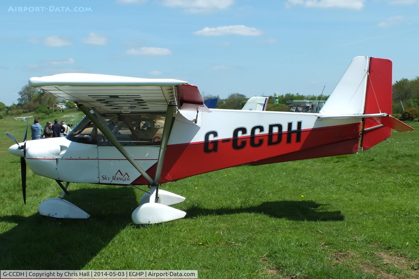 G-CCDH, 2003 Hepworth Skyranger 912(2) C/N BMAA/HB/233, at the 2014 Microlight Trade Fair, Popham