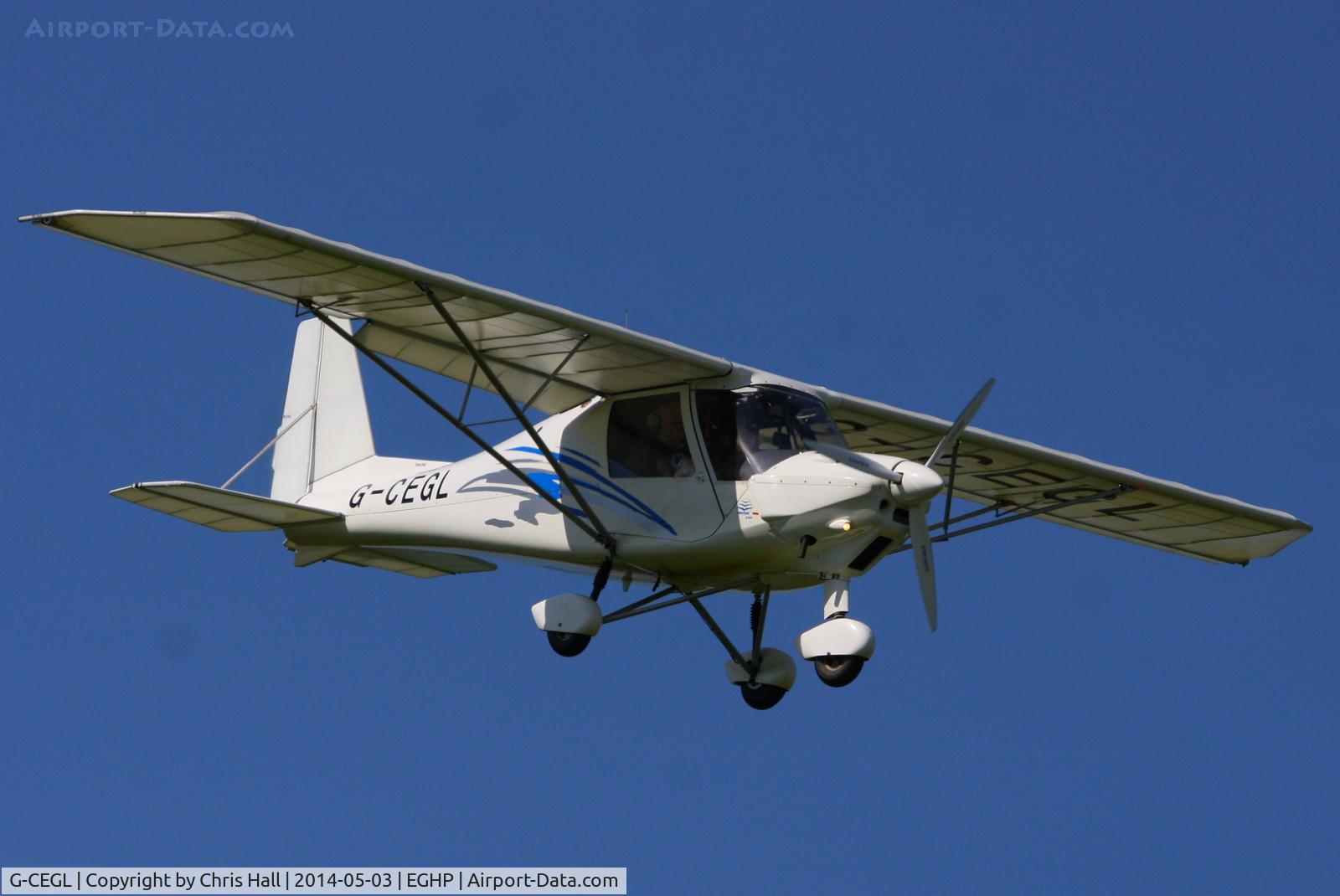 G-CEGL, 2006 Comco Ikarus C42 FB80 C/N 0609-6848, at the 2014 Microlight Trade Fair, Popham
