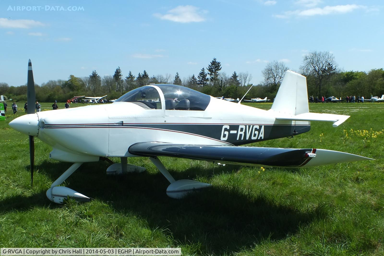 G-RVGA, 1998 Vans RV-6A C/N PFA 181-13079, at the 2014 Microlight Trade Fair, Popham