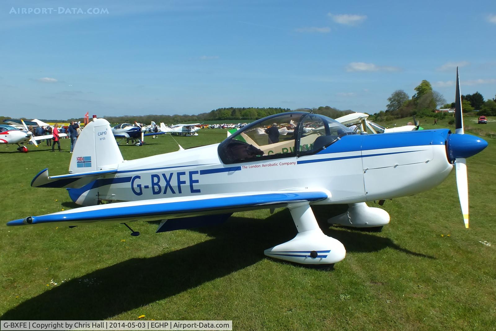 G-BXFE, 1981 Mudry CAP-10B C/N 135, at the 2014 Microlight Trade Fair, Popham