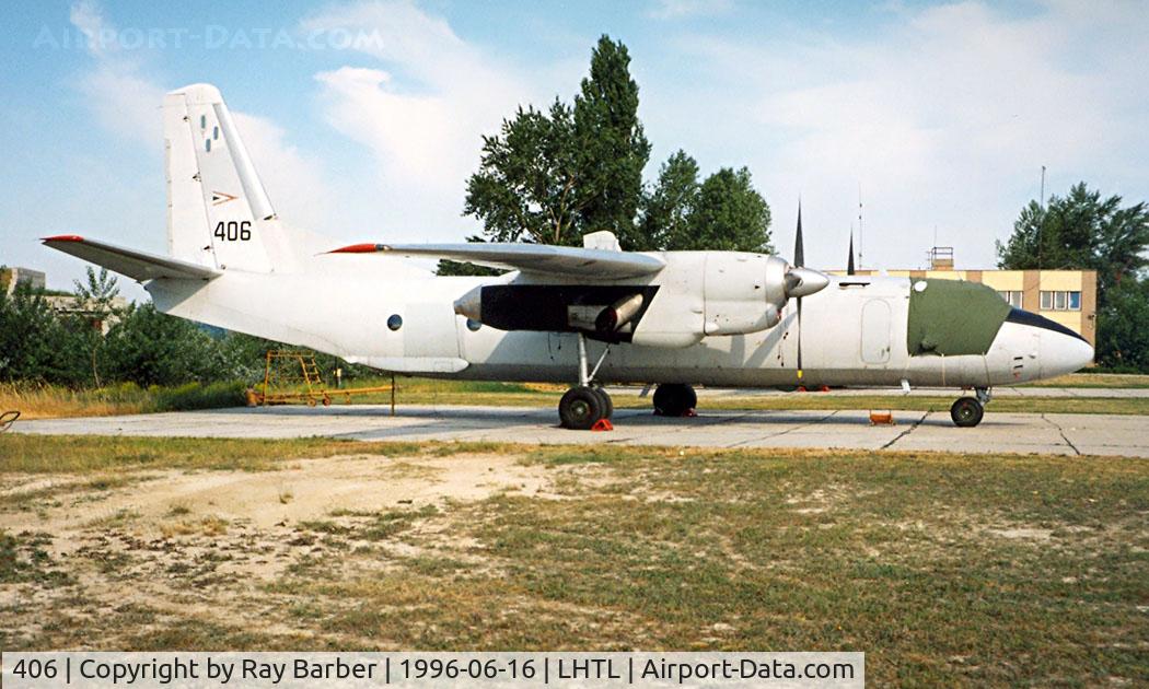 406, 1975 Antonov An-26 C/N 3767, Antonov An-26 [34-06] (Hungarian Air Force) Tokol~HA 16/06/1996
