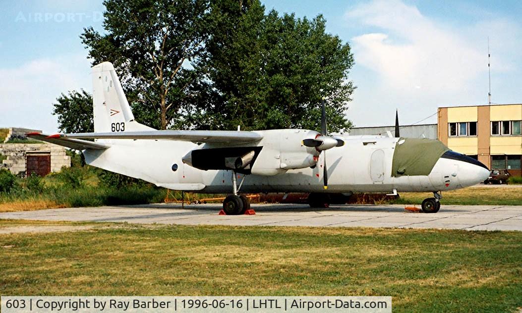 603, 1975 Antonov An-26 C/N 3603, Antonov An-26 [36-03] (Hungarian Air Force) Tokol~HA 16/06/1996