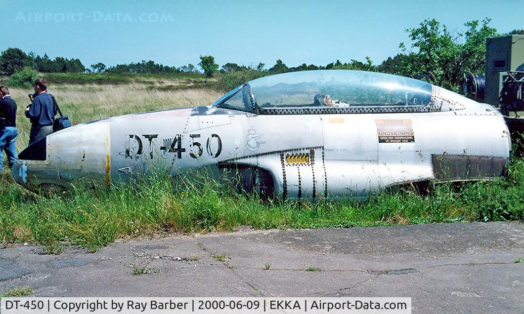 DT-450, 1951 Lockheed T-33A Shooting Star C/N 580-5745, Lockheed T-33A Shooting Star [580-5745] (Danish Air Force) Karup~OY 09/06/2000