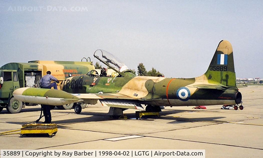 35889, 1953 Lockheed T-33A Shooting Star C/N 580-9365, Lockheed T-33A Shooting Star [580-9365] (Greek Air Force) Tanagra~SX 02/04/1998