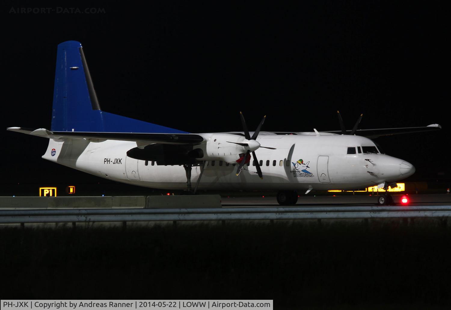 PH-JXK, 1991 Fokker 50 C/N 20233, Denim Air Fokker 50