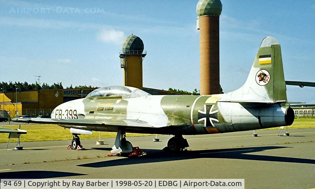 94 69, 1954 Lockheed T-33A Shooting Star C/N 580-9257, Lockheed T-33A Shooting Star [580-9257] Berlin-Gatow~D 20/05/1998