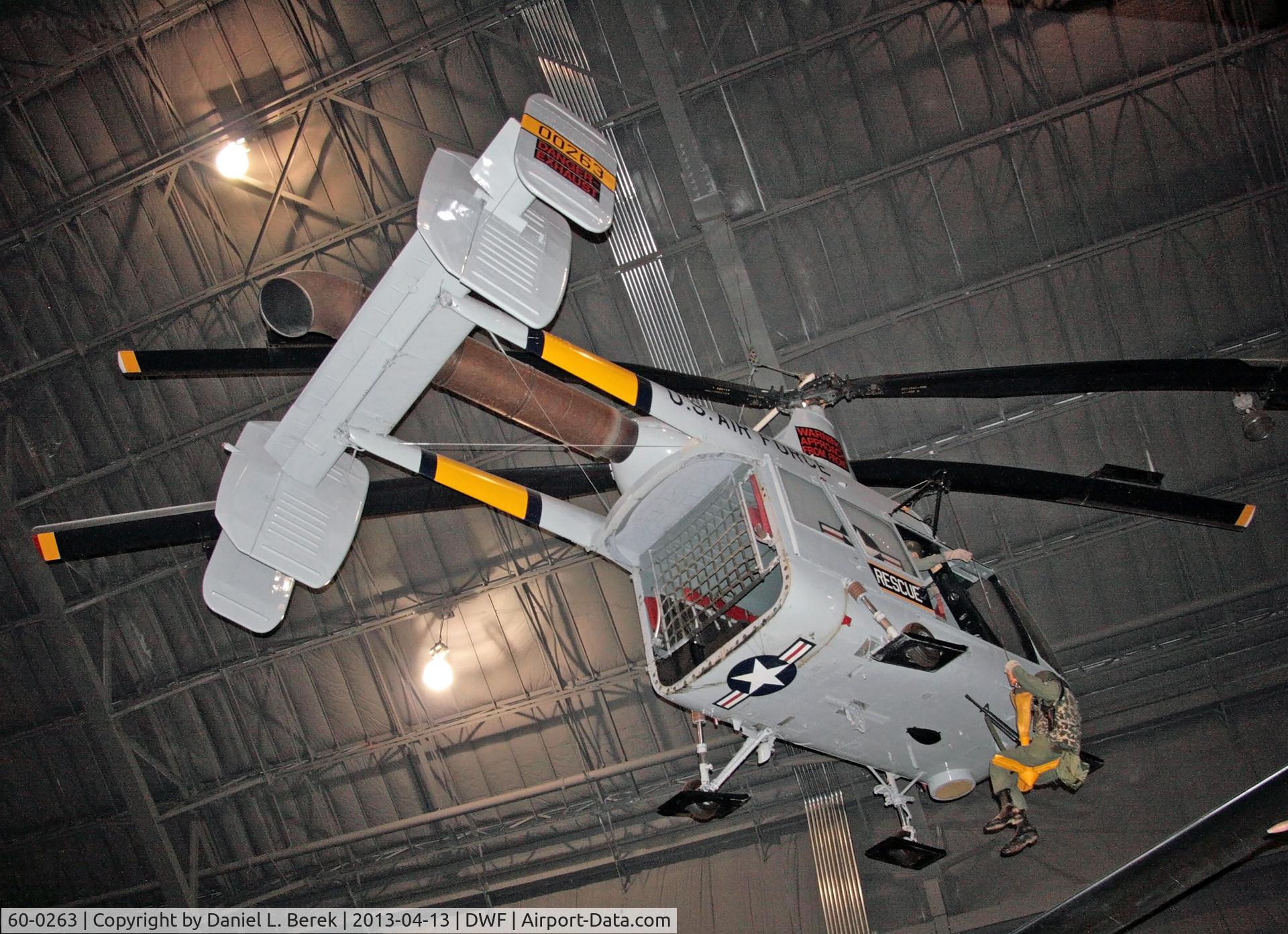 60-0263, 1960 Kaman HH-43B Huskie C/N 87, This Huskie set several performance records before retirement.