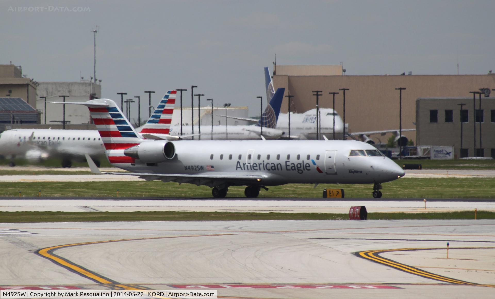 N492SW, 1997 Canadair CRJ-100ER (CL-600-2B19) C/N 7168, CL-600-2B19